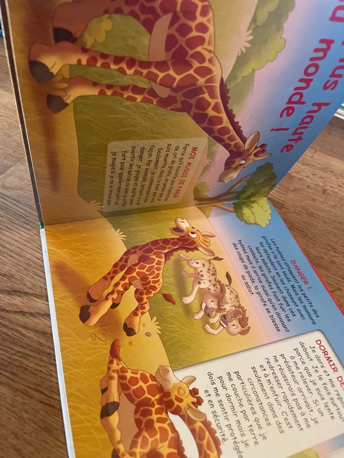 Livre Altaya Le monde des animaux Sauvages Animaux de la savane La girafe - photo numéro 7