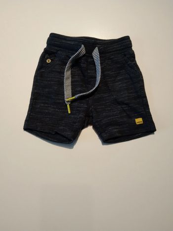 short molleton gris foncé catimini garcon 6 mois