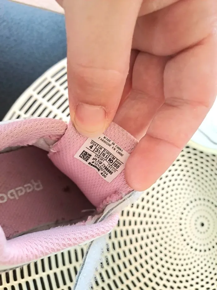 Basket, taille 19 et demi, marque Reebok - photo numéro 5