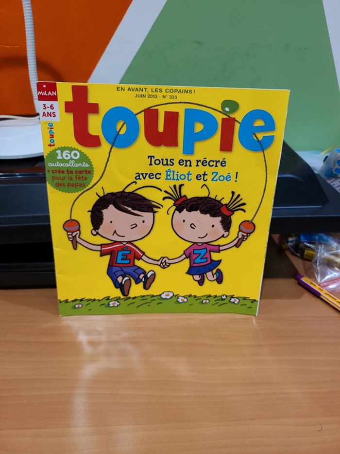 Toupie tous en recré avec Eliot et Zoé