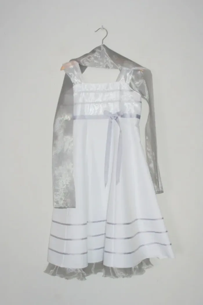 Robe Enfant d'honneur blanche 8 ans Morelle Mariage