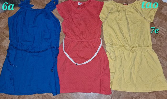 Lot 3robe 6ans tape a loeil