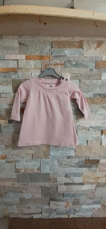 Robe H&M rose clair 3 mois
