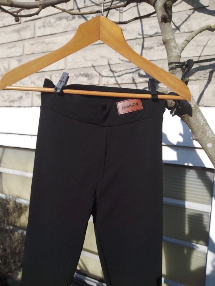 Legging polaire noir enfant - photo numéro 6