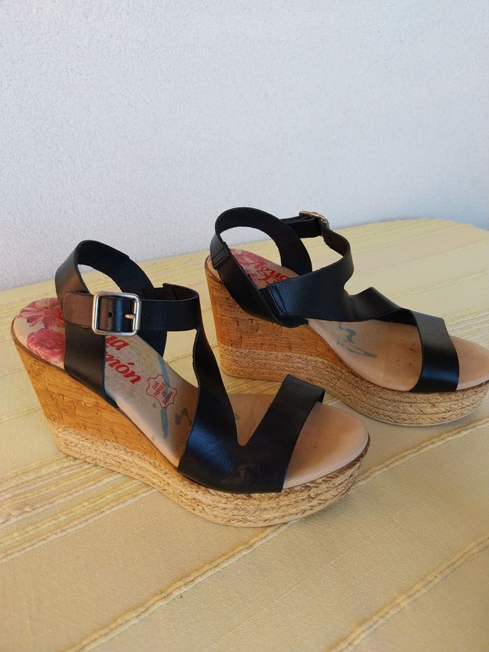 Sandales compensées T38
