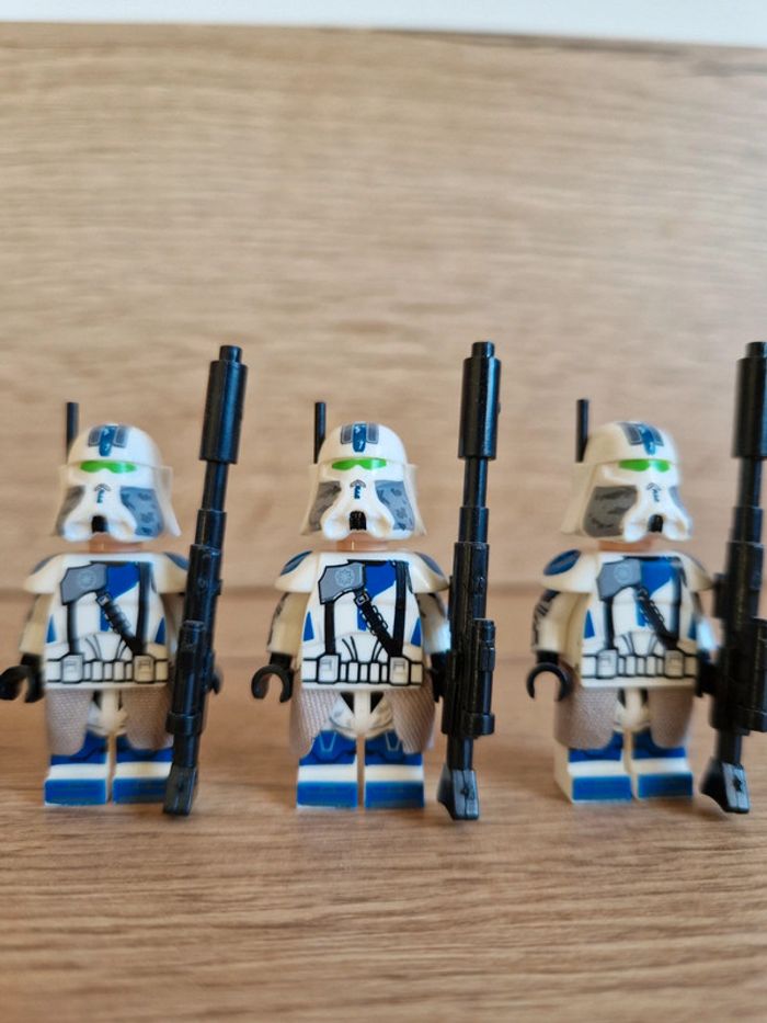 Figurines type lego 4 Clones de la 501ème star wars - photo numéro 2