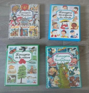 Lot de quatre livres l’imagerie