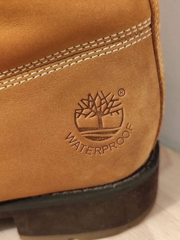 Bottes hautes Timberland femme taille 37 nubuck et cuire - photo numéro 3