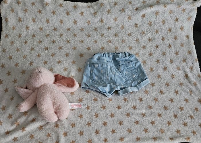Short en jean fille taille 18-24 mois - photo numéro 3