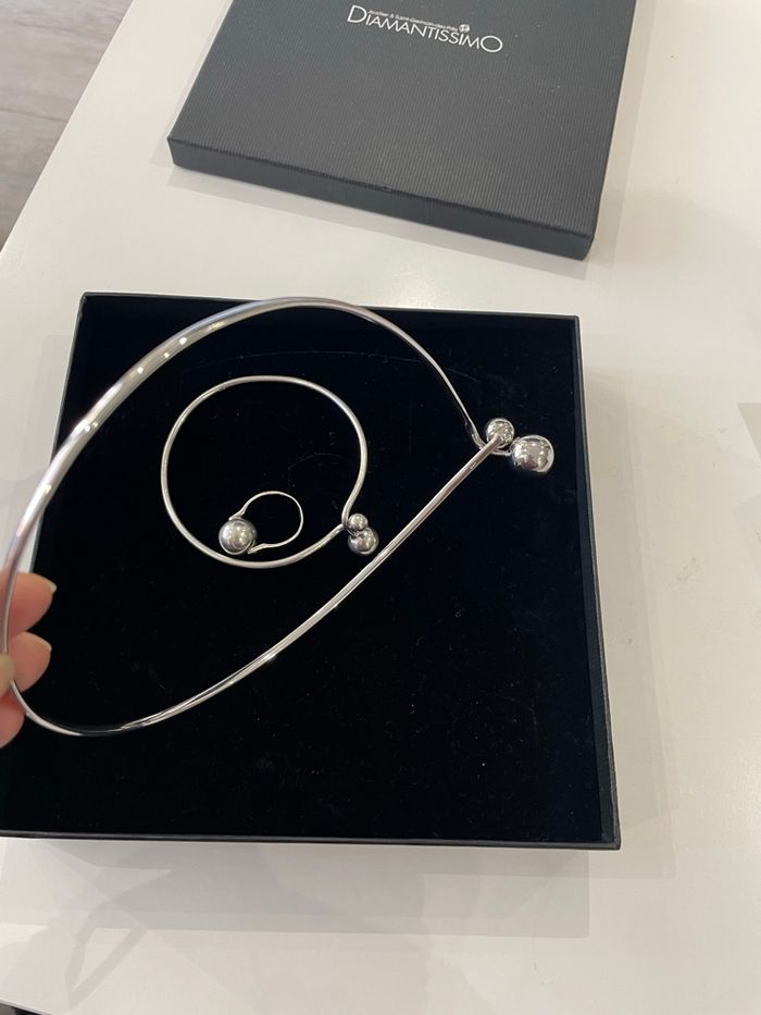 Parure bijoux en argent - photo numéro 4