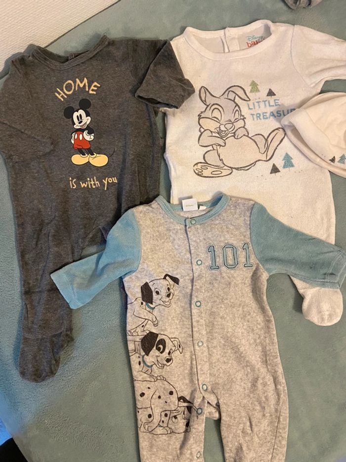 Lot de 3 pyjamas Disney