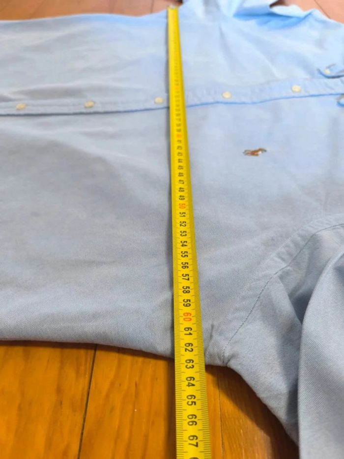 Chemise Ralph Lauren - Logo brodé premium - Bleu clair - Taille XL - photo numéro 13