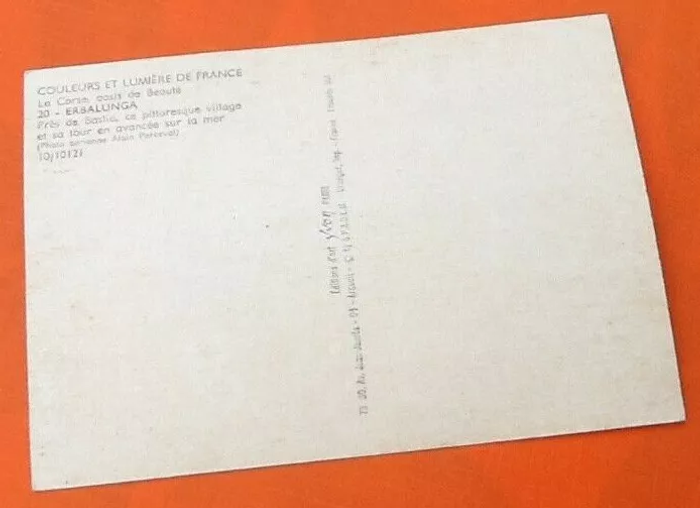 Carte postale Erbalunga (Corse) Près de Bastia, ce pittoresque village et sa tour en avancée sur l - photo numéro 2