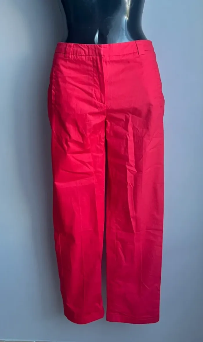 jacqueline riu pantalon rouge regarder toutes les photos et mesures - photo numéro 5