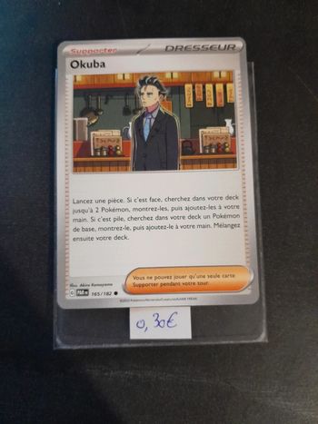 Carte Pokémon Okuba 165/182