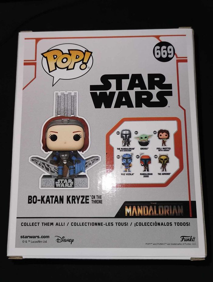 Figurine Funko Pop Deluxe / Bo-Katan Kryze On The Throne N°669 / Star Wars - photo numéro 3