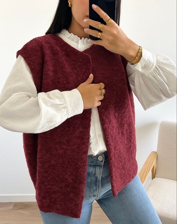 Gilet cardigan tendance