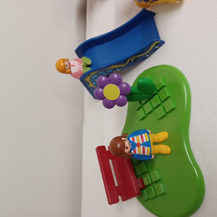 lot parc animaliert 6963+ aire de jeux 6748 complet playmobil 123 - photo numéro 5