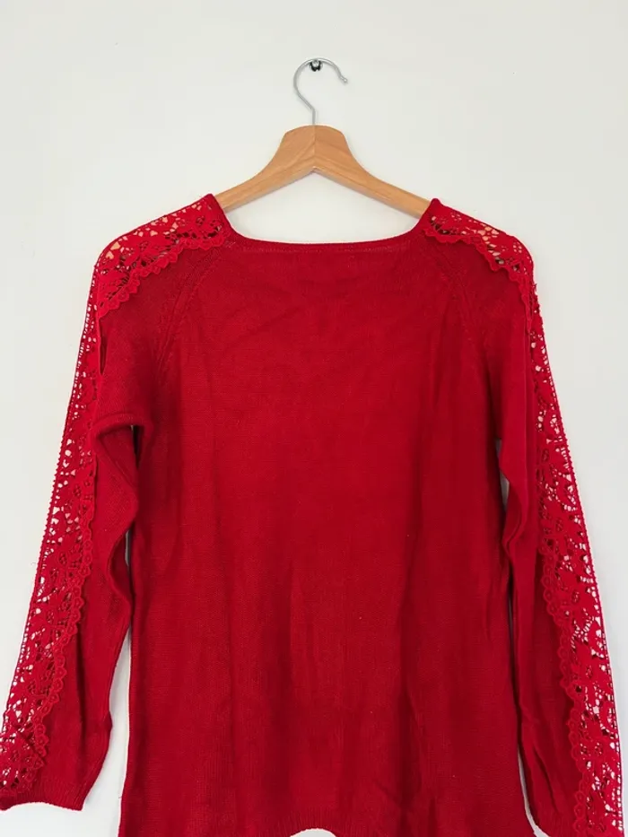 Pull dentelle femme Springfield - photo numéro 3