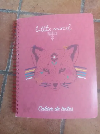 Cahier de texte little marcel