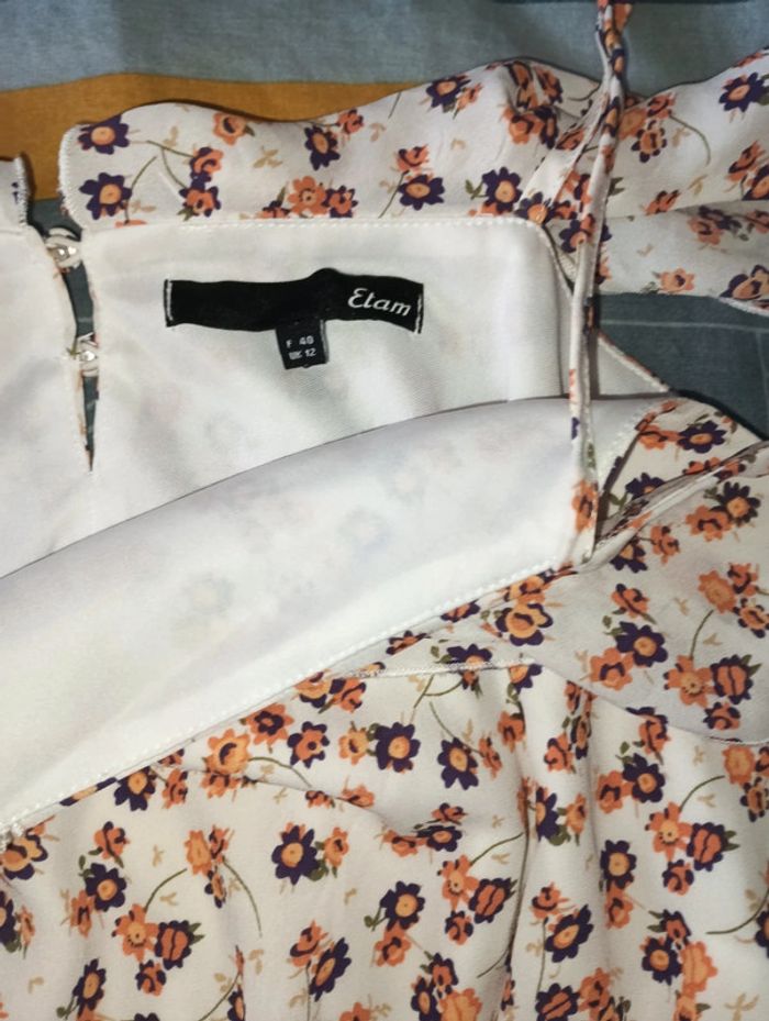 Robe été fleurie femme taille 40 marque Etam - photo numéro 6