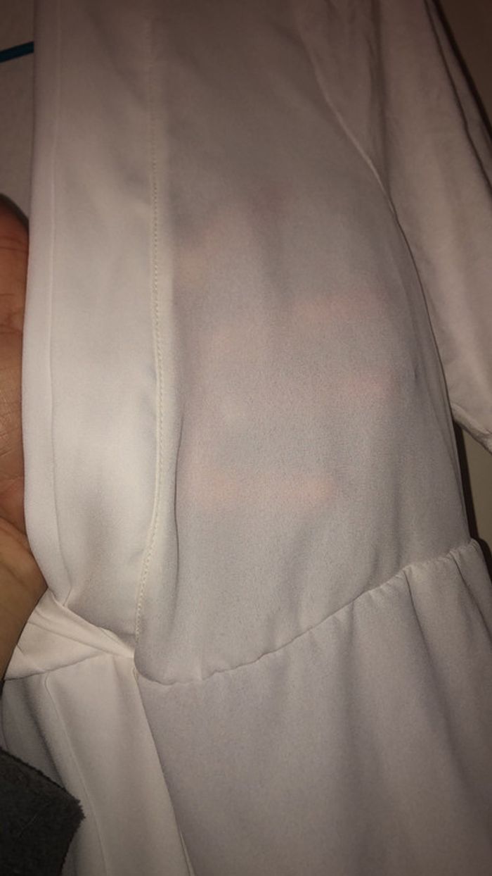 T-shirt Intimissimi couleur blanc cassé taille S - photo numéro 2