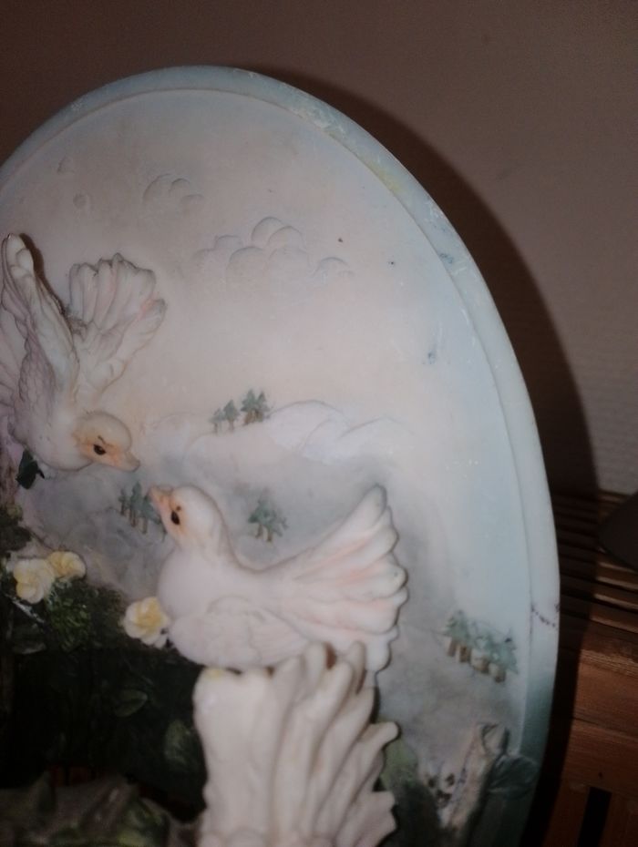 Horloge avec colombes - photo numéro 5