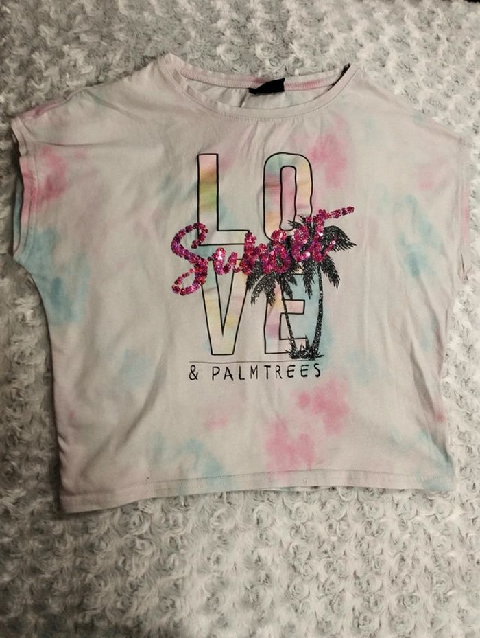 T-shirt Large imprimé LOVE 12/14 ans