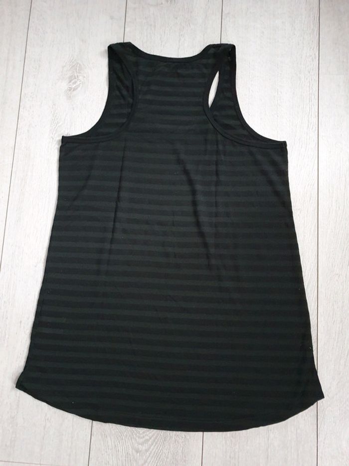 Débardeur Noir Ligné Transparent - photo numéro 2