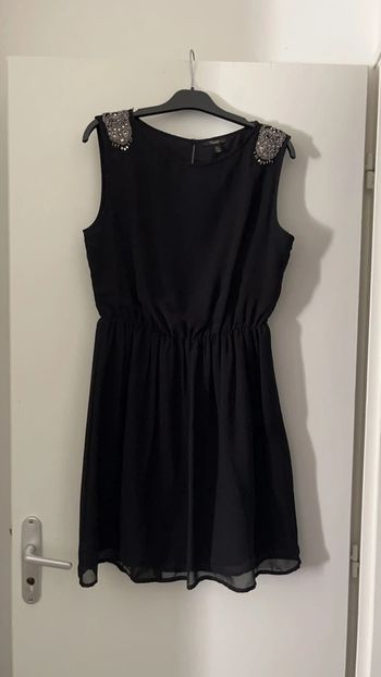 Robe Zara noir strass