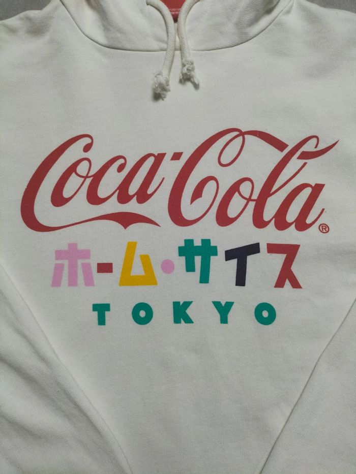 Sweat à capuche Coca-Cola Tokyo – Taille S - photo numéro 3