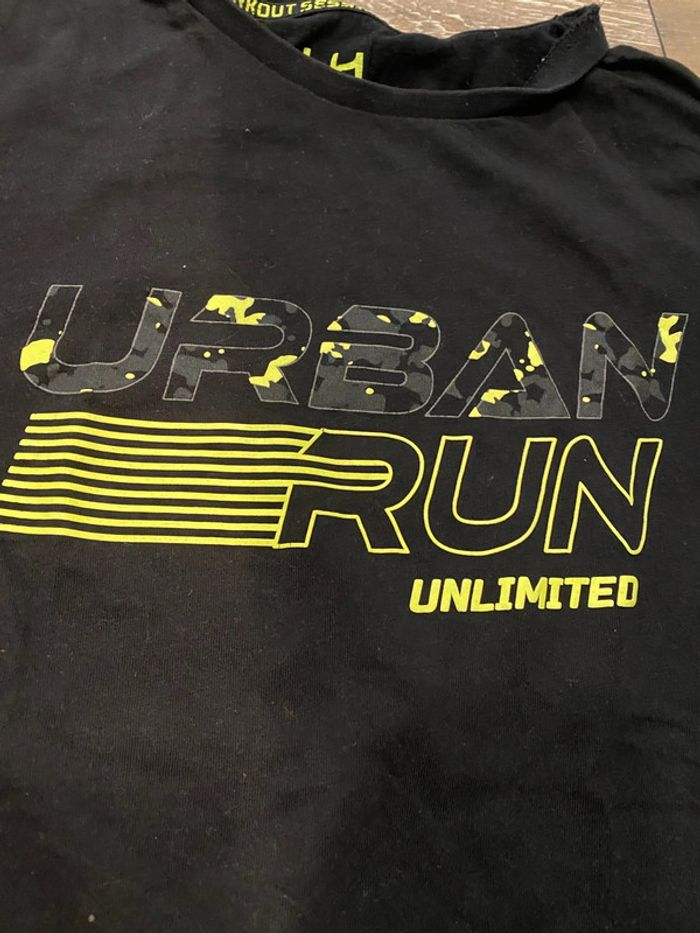 T-shirt noir et jaune LH 12 ans - photo numéro 2