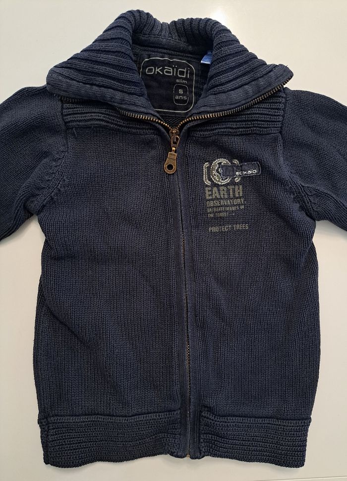 Gilet zippé garçon 5 ans BE - photo numéro 3