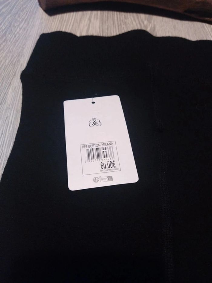 Leggings Burton bambou fourré noir taille s/m - photo numéro 2
