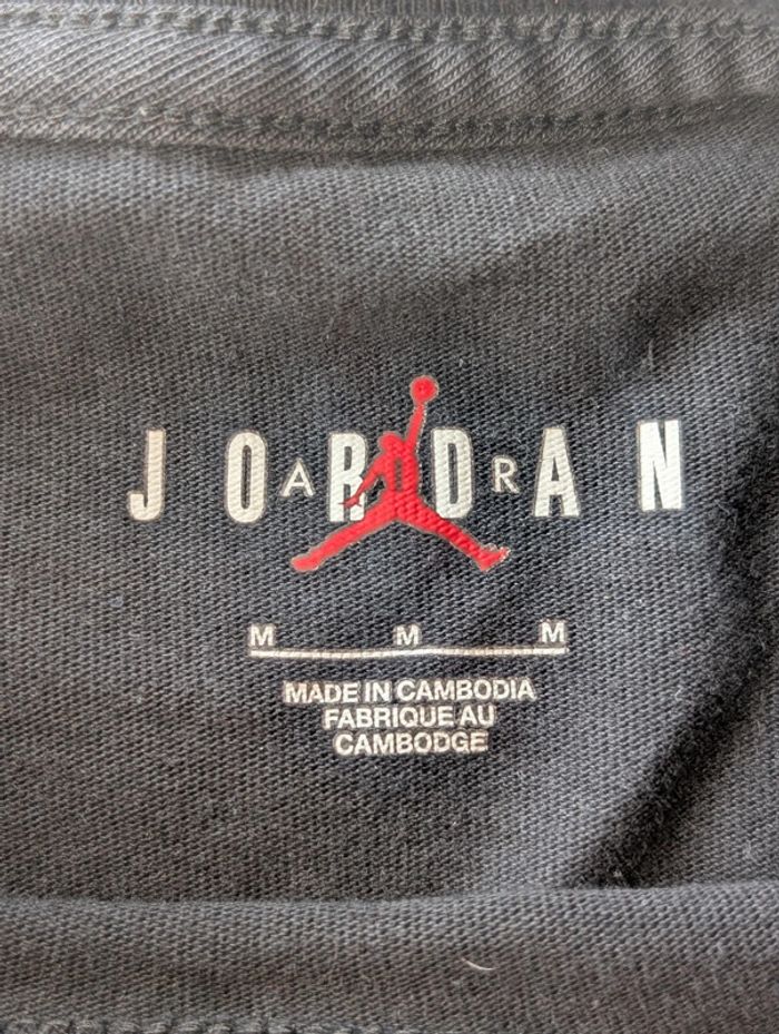 Tee-shirt Jordan Nike Taille M Noir - photo numéro 3
