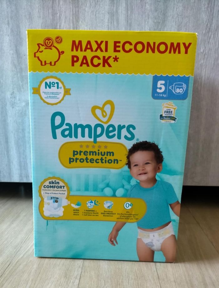 Couches pampers premium taille 5