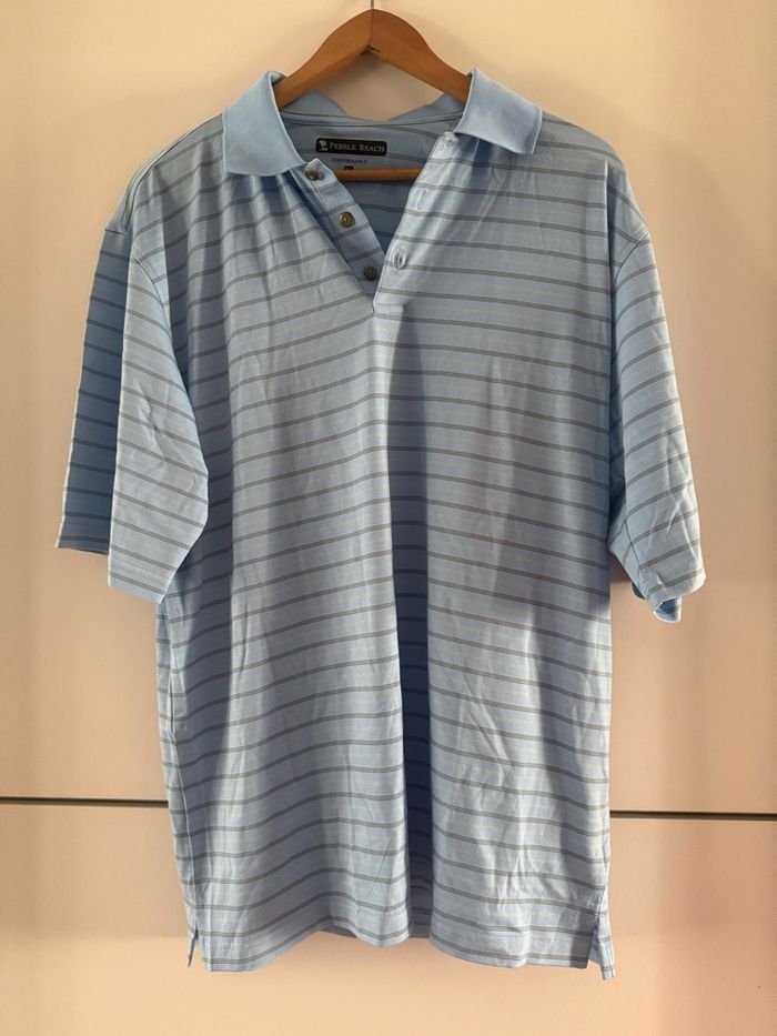 Polo leu à rayure - photo numéro 3