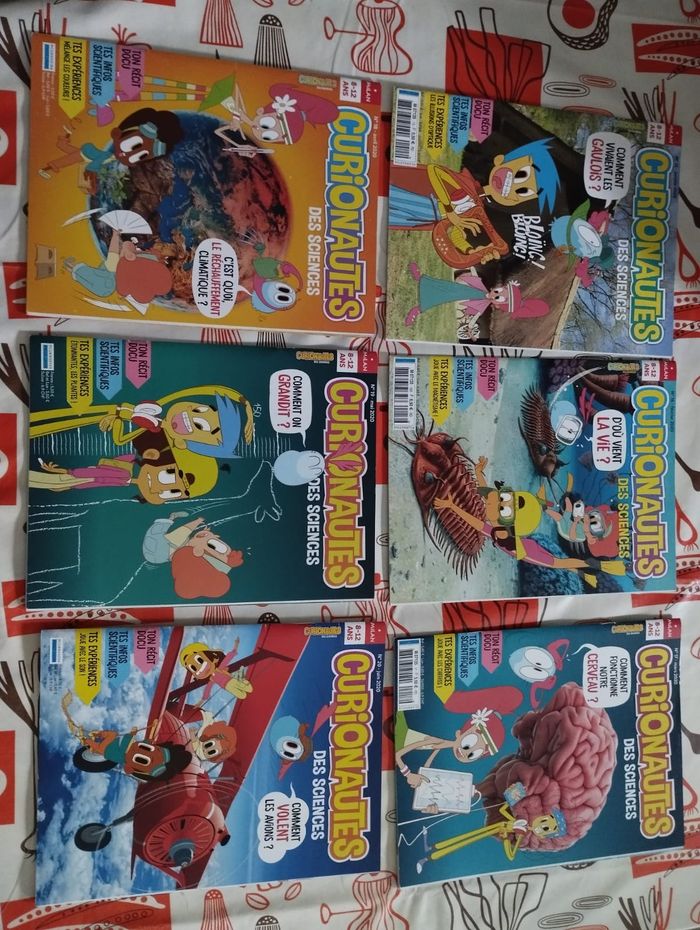 Lot 10 Magazines Curionautes 2020