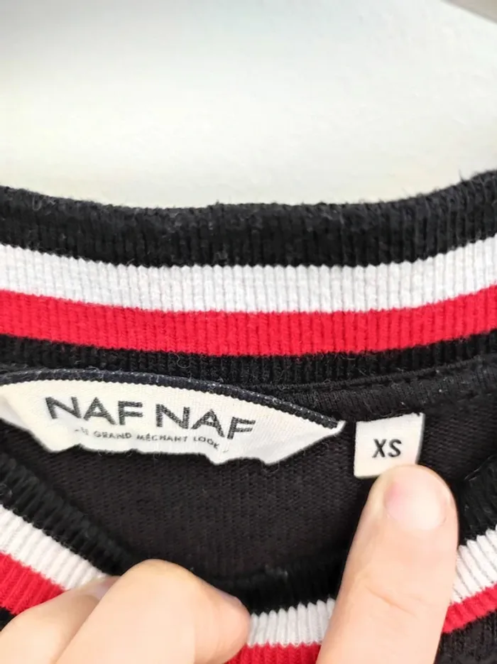 Pull noir Naf-Naf XS - photo numéro 3