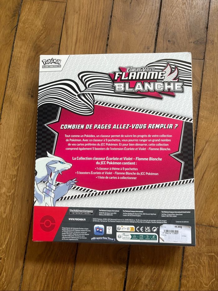 Coffret Pokémon Collection Classeur Élite Ev10.5 Flamme Blanche - photo numéro 5
