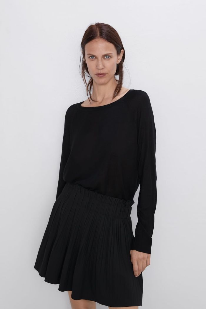 Jupe plissée noire Zara - photo numéro 2