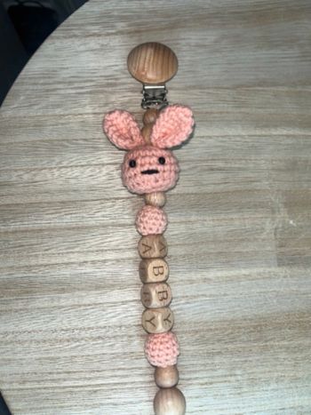 Attache tétine personnalisé