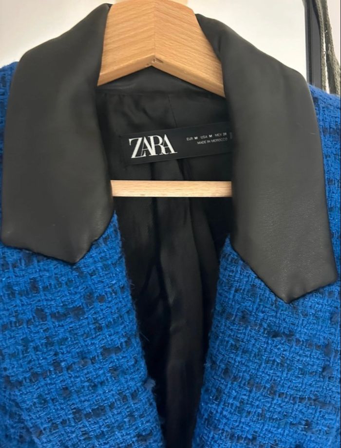 Veste bleue blazer - photo numéro 3