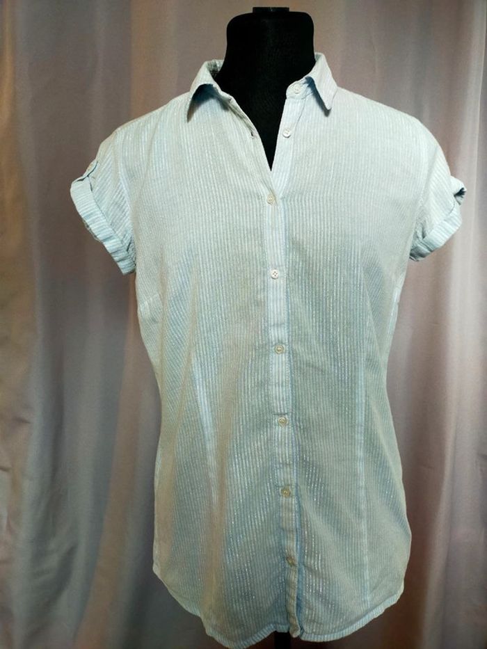 Chemise à manches courtes – Casual – T. 38 - photo numéro 2