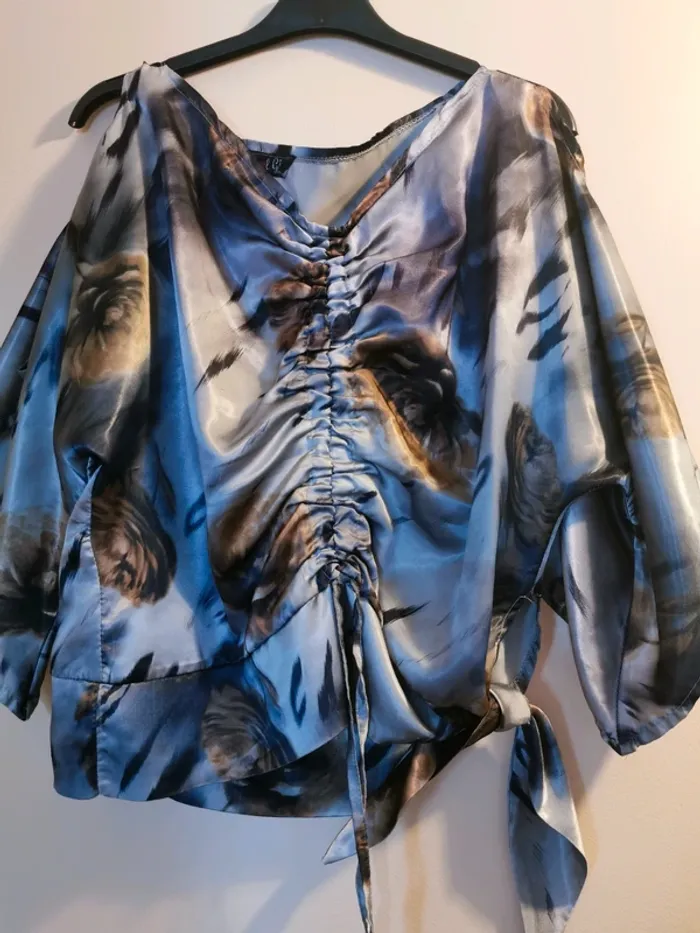 Blouse effet satiné - photo numéro 2
