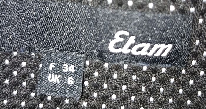 Jupe Mini Chic Etam - Points Blancs & Boutons Déco - photo numéro 6