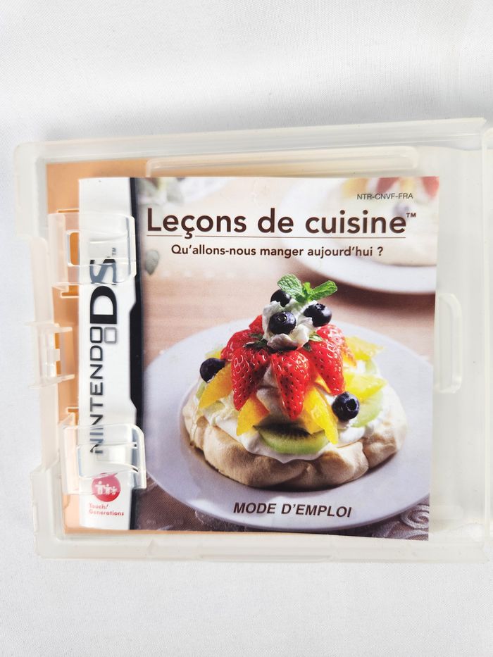 Jeu Nintendo DS "Leçons de cuisine" Cooking Academy en français - photo numéro 2