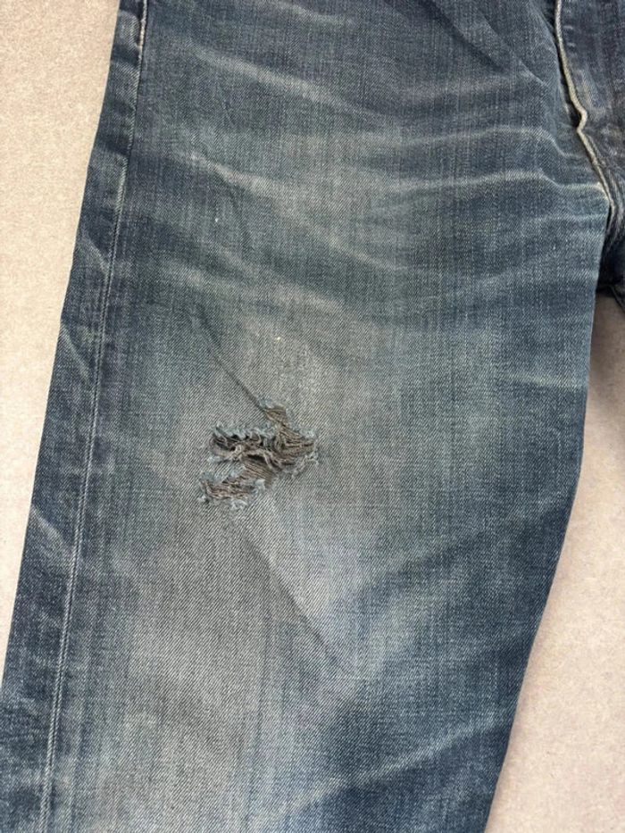 Jean pantalon coupe droite 513 levis noir/bleu W38 L32 - photo numéro 9