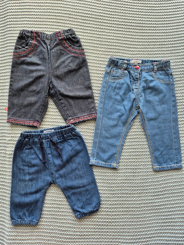 Lot pantalons fille