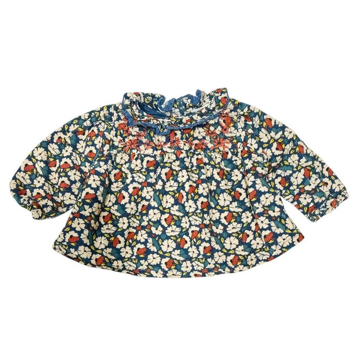 Bout'chou Blouse à manches longues 3 mois en velours - photo numéro 2